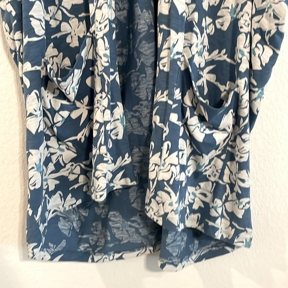 Known Supply Women Boho Cardigan XXL Floral Organic Cotton Longline Oversized